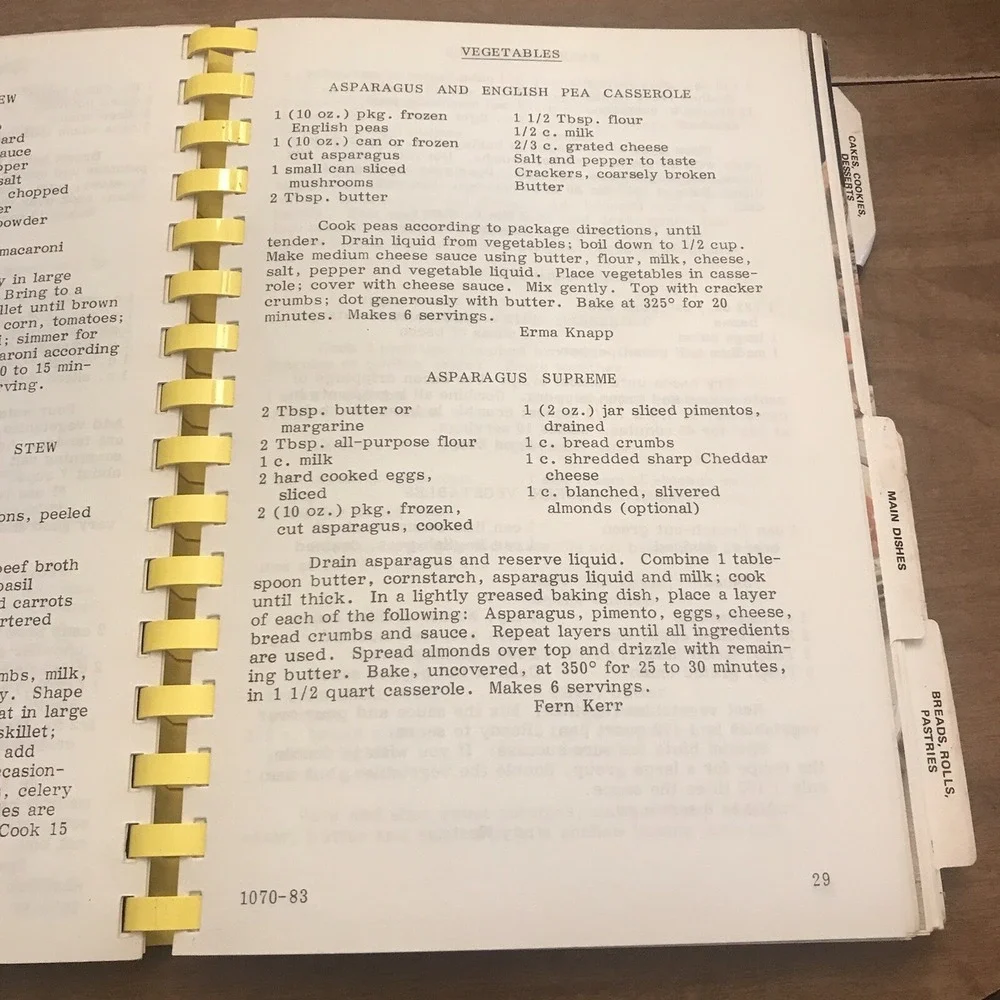 Fine Fare Cookbook First United Methodist Women Broken Arrow OK 1983 Spiral